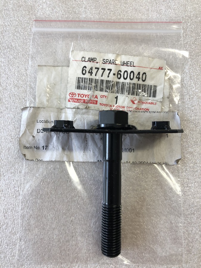 Крепеж запасного колеса TOYOTA Land Cruiser Prado 120 6477760040