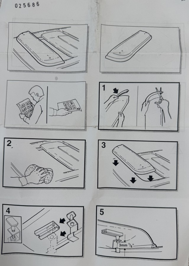 Дефлектор люка TOYOTA Land Cruiser Prado 120 2003-2009 700605